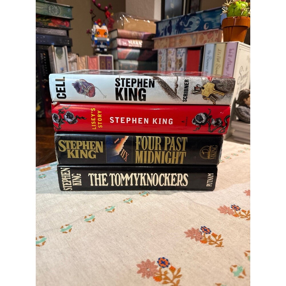 Lot of 4 Stephen King First Edition/First Printing Hardcover Books